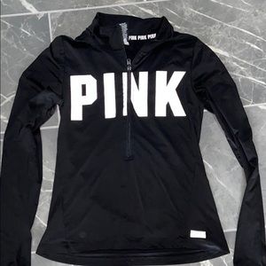 PINK three quarter zip